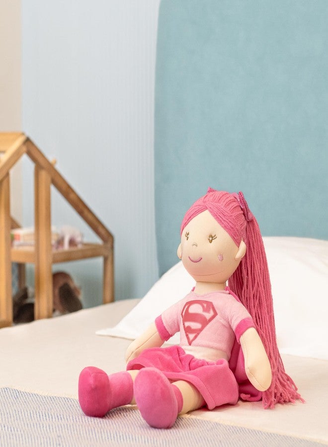 Mirada Super Girl Doll for Baby Girls/Kids | Washable & Super Soft Fabric Body | Stuffed Plush - 38cm - Image 3